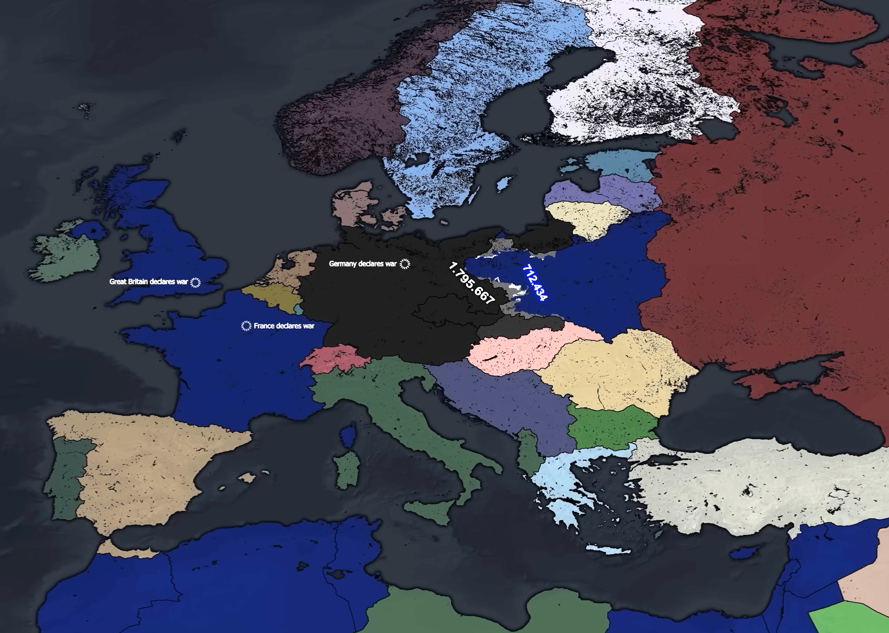 Britain and France declare war on