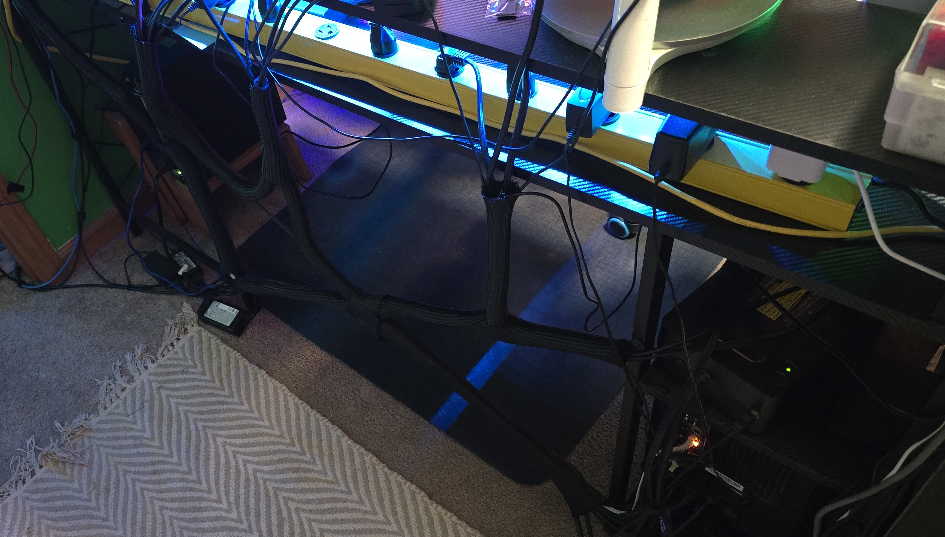 Image of my cable management.